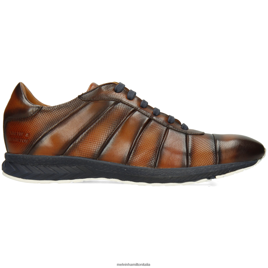 esso Melvin & Hamilton uomini Blair 27 marrone scarpe da ginnastica L80P2P686