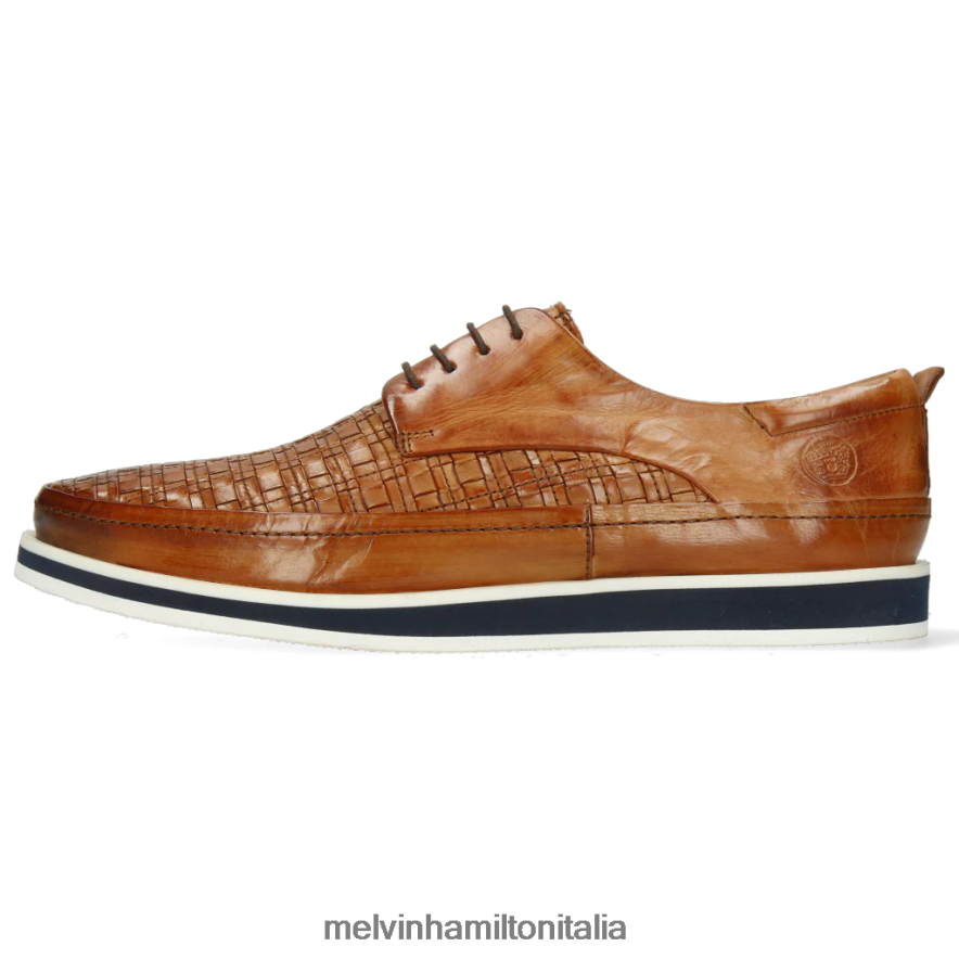 esso Melvin & Hamilton uomini Harry 1 marrone scarpe da ginnastica L80P2P613