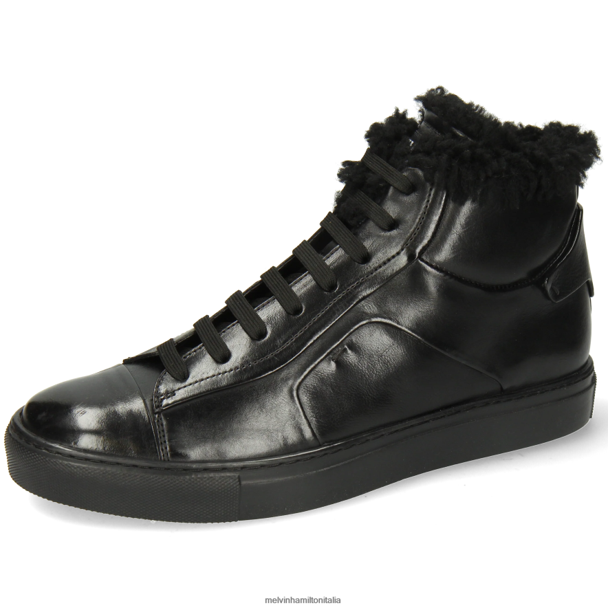 esso Melvin & Hamilton uomini Harvey 108 nero scarpe da ginnastica L80P2P576