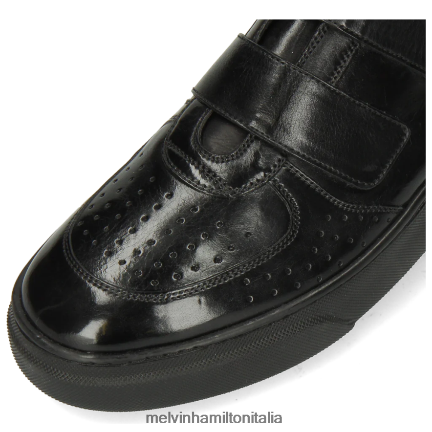 esso Melvin & Hamilton uomini Harvey 28 nero scarpe da ginnastica L80P2P671