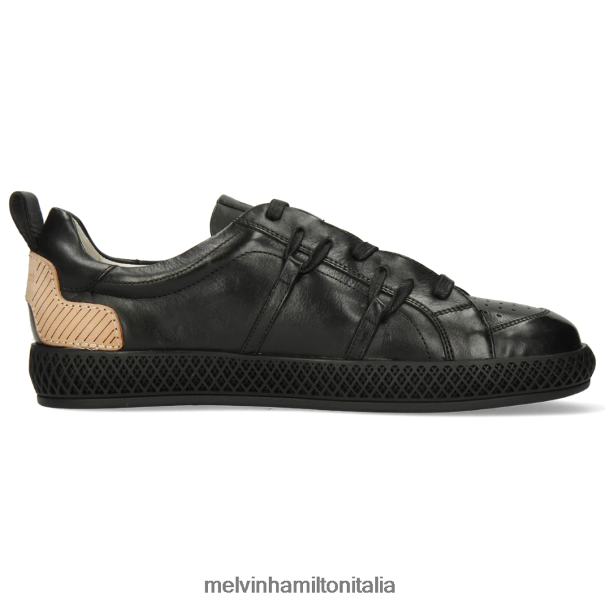 esso Melvin & Hamilton uomini Harvey 31 nero scarpe da ginnastica L80P2P701