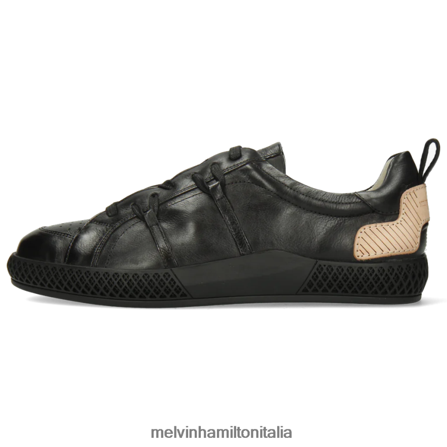 esso Melvin & Hamilton uomini Harvey 31 nero scarpe da ginnastica L80P2P701