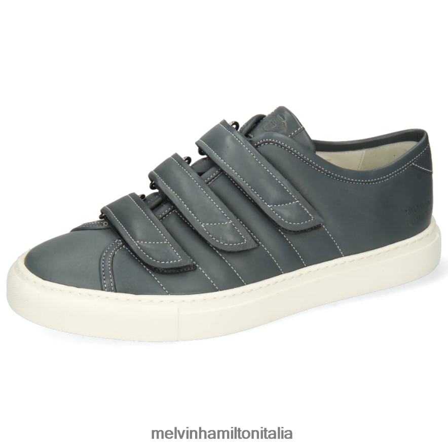 esso Melvin & Hamilton uomini Harvey 38 blu scarpe da ginnastica L80P2P666