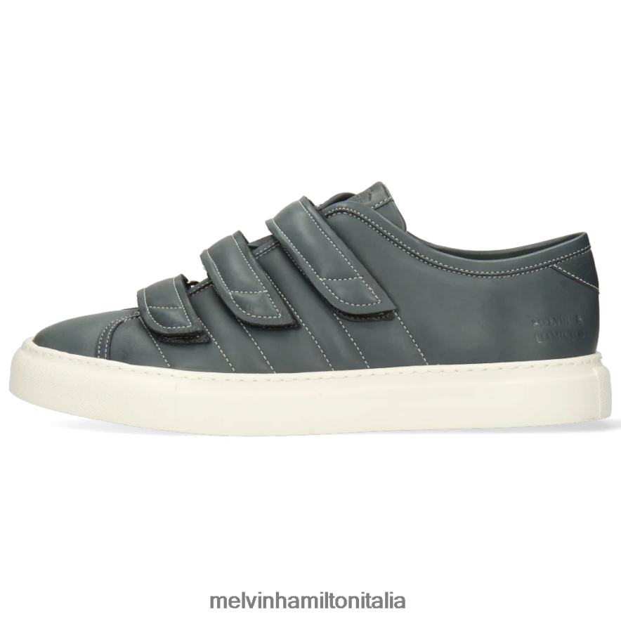 esso Melvin & Hamilton uomini Harvey 38 blu scarpe da ginnastica L80P2P666