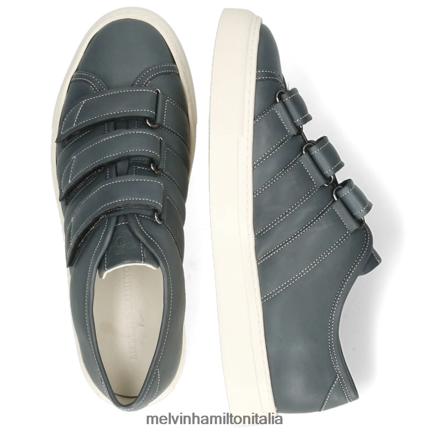 esso Melvin & Hamilton uomini Harvey 38 blu scarpe da ginnastica L80P2P666