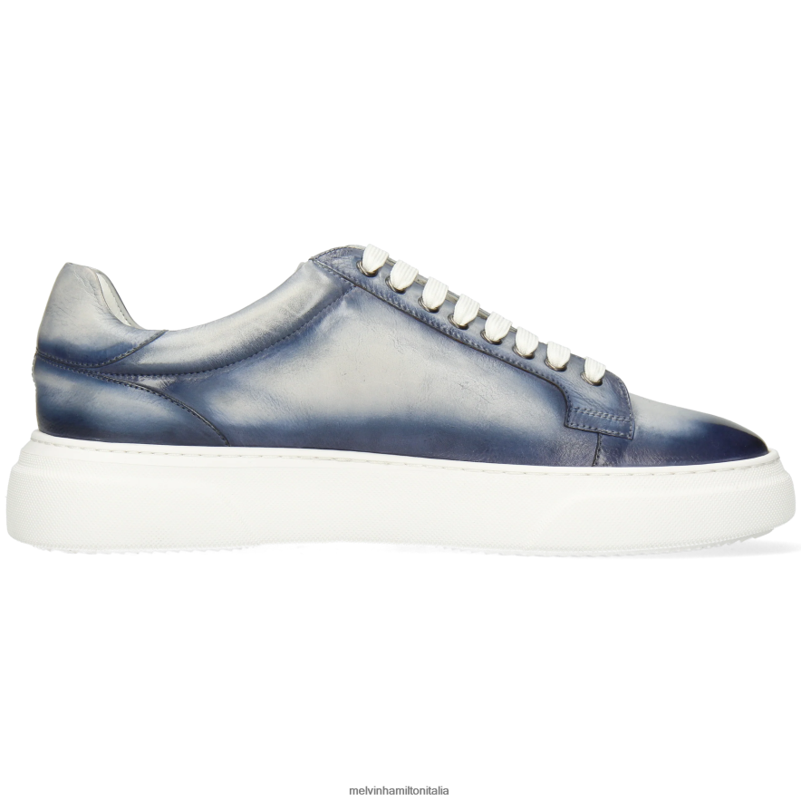 esso Melvin & Hamilton uomini Harvey 42 grigio scarpe da ginnastica L80P2P636