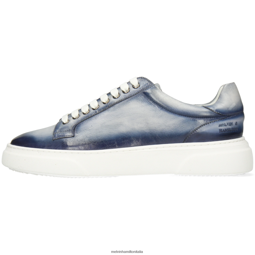 esso Melvin & Hamilton uomini Harvey 42 grigio scarpe da ginnastica L80P2P636