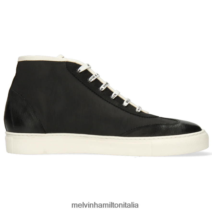 esso Melvin & Hamilton uomini Harvey 43 nero scarpe da ginnastica L80P2P670