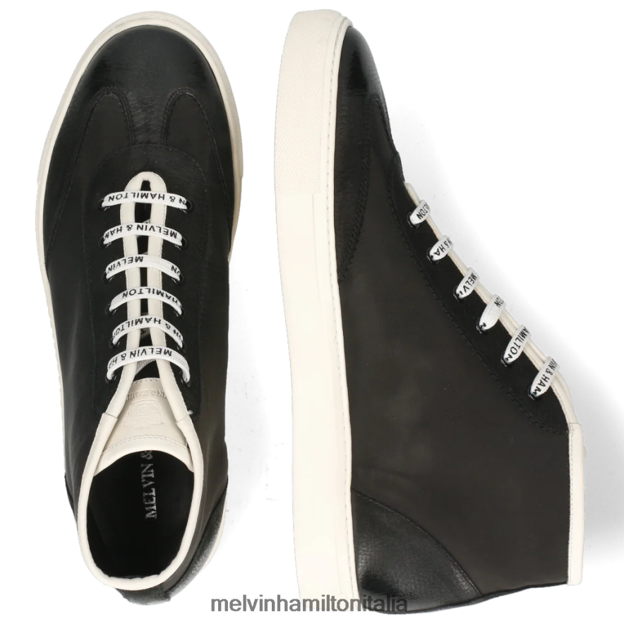 esso Melvin & Hamilton uomini Harvey 43 nero scarpe da ginnastica L80P2P670