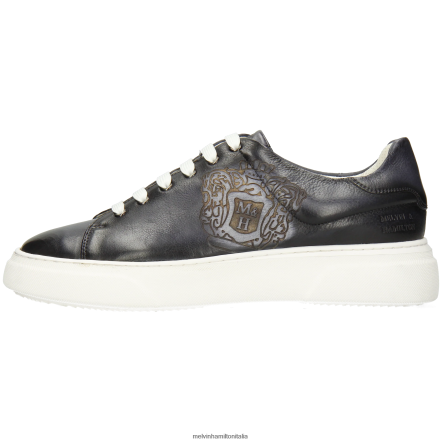 esso Melvin & Hamilton uomini Harvey 47 grigio scarpe da ginnastica L80P2P650
