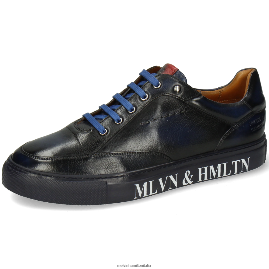 esso Melvin & Hamilton uomini Harvey 49 blu scarpe da ginnastica L80P2P634