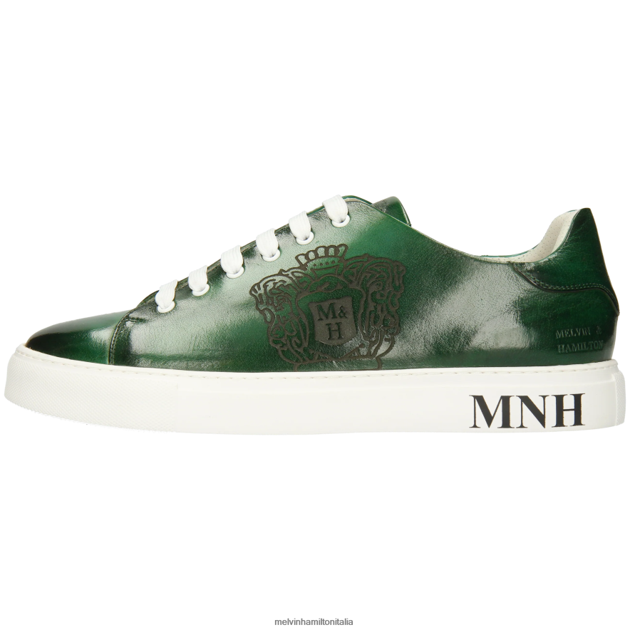 esso Melvin & Hamilton uomini Harvey 88 verde scarpe da ginnastica L80P2P590