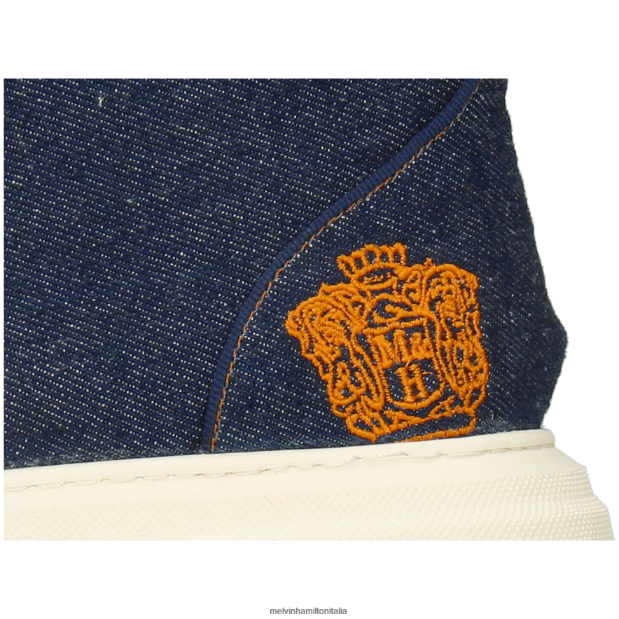 esso Melvin & Hamilton uomini Harvey 95 blu scarpe da ginnastica L80P2P583