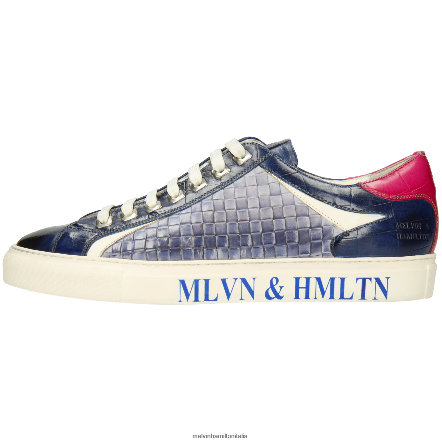 esso Melvin & Hamilton uomini Harvey 9 viola scarpe da ginnastica L80P2P609