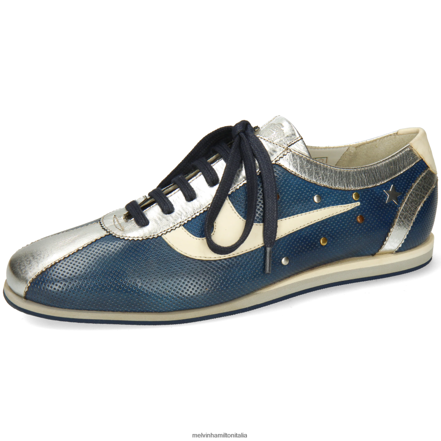 esso Melvin & Hamilton uomini Pharell 1 blu scarpe da ginnastica L80P2P693