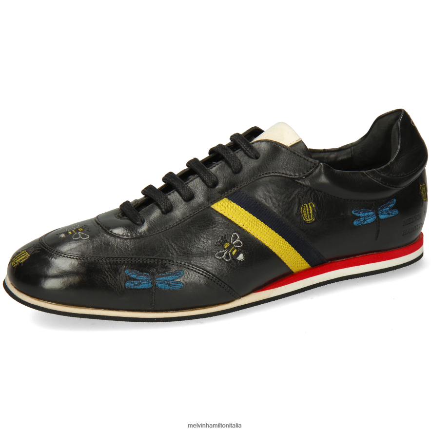 esso Melvin & Hamilton uomini Pharell 3 nero scarpe da ginnastica L80P2P631