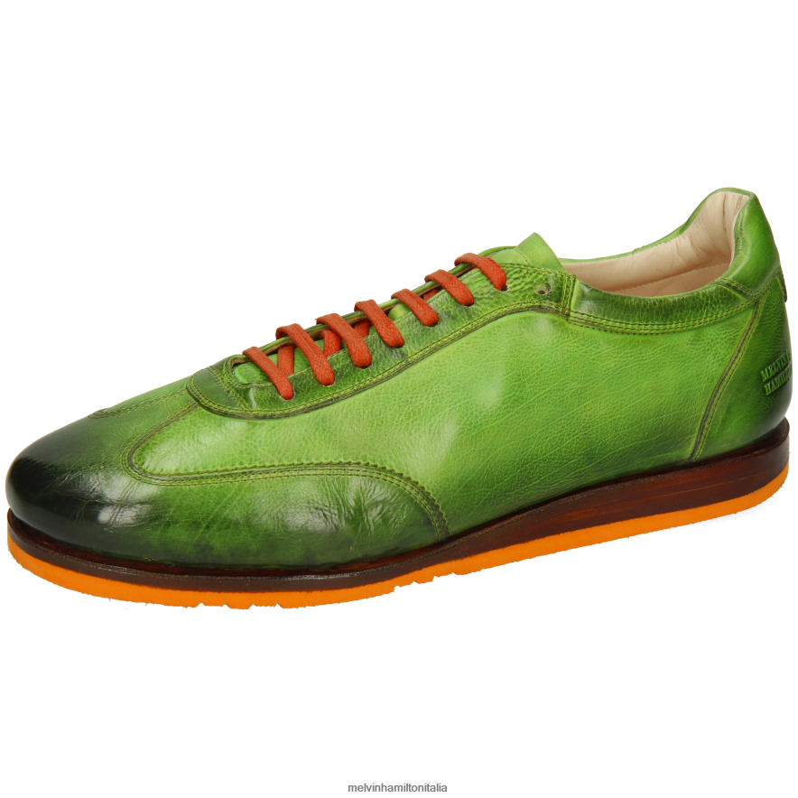 esso Melvin & Hamilton uomini Vadim 1 verde scarpe da ginnastica L80P2P574