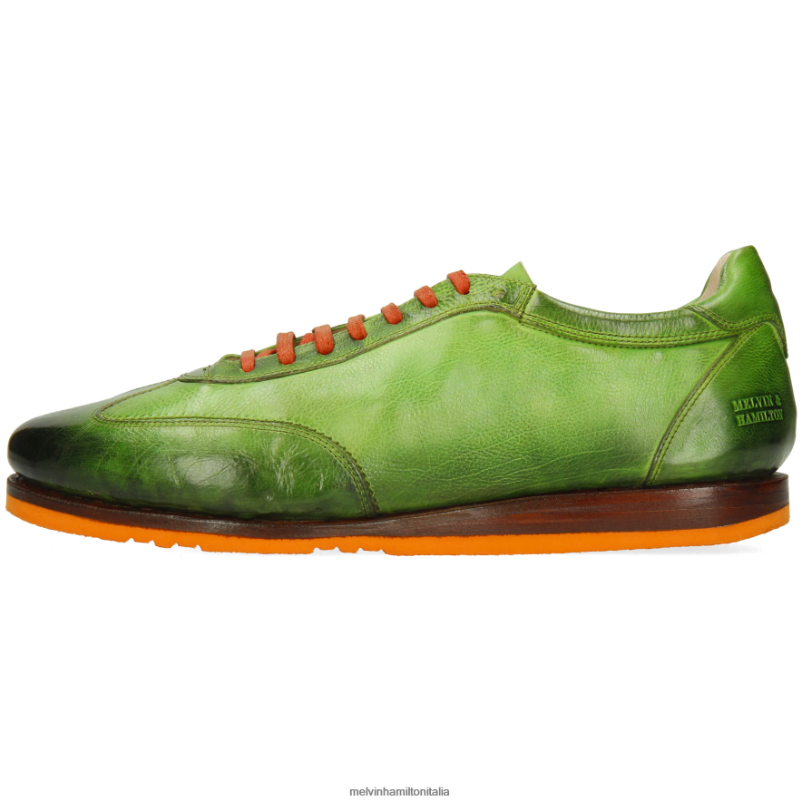 esso Melvin & Hamilton uomini Vadim 1 verde scarpe da ginnastica L80P2P574