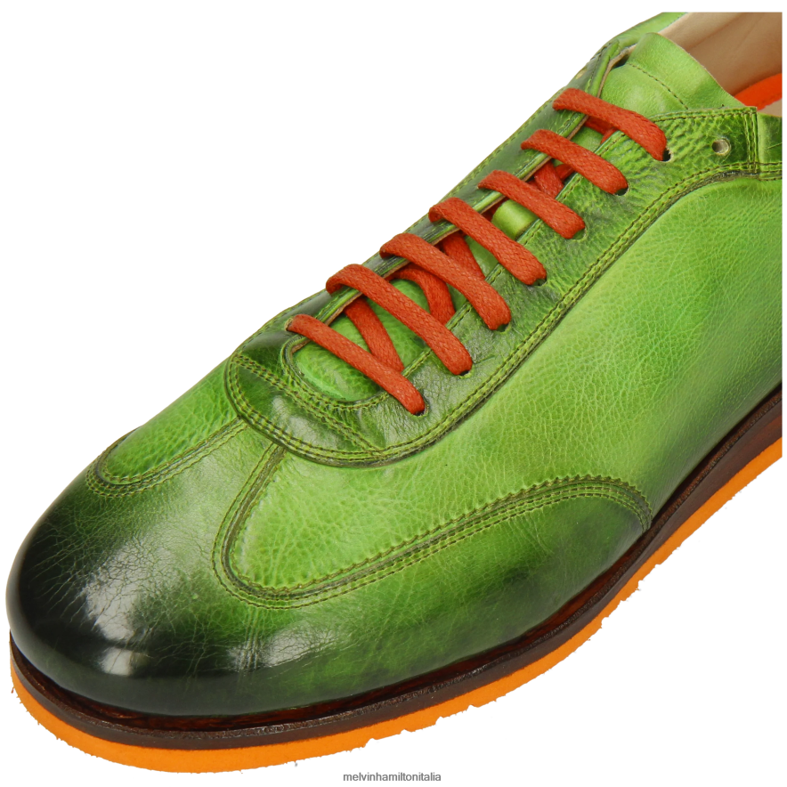 esso Melvin & Hamilton uomini Vadim 1 verde scarpe da ginnastica L80P2P574
