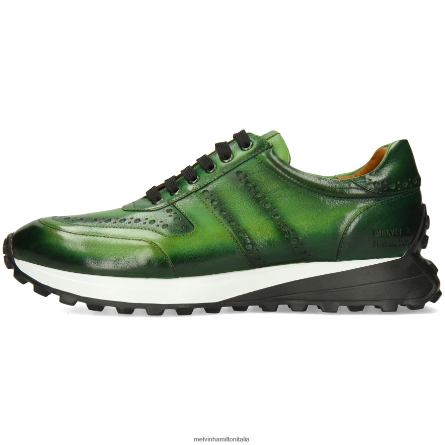 esso Melvin & Hamilton uomini richmond 1 verde scarpe da ginnastica L80P2P618