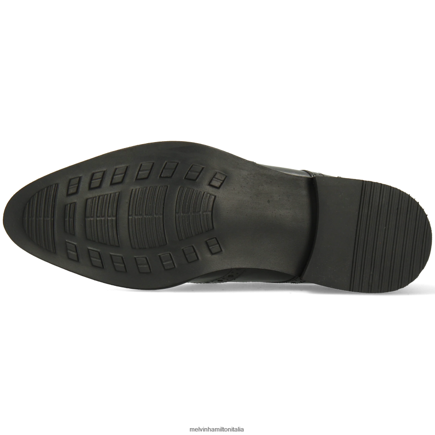 esso Melvin & Hamilton uomini Bobby 5 nero scarpe derby L80P2P382