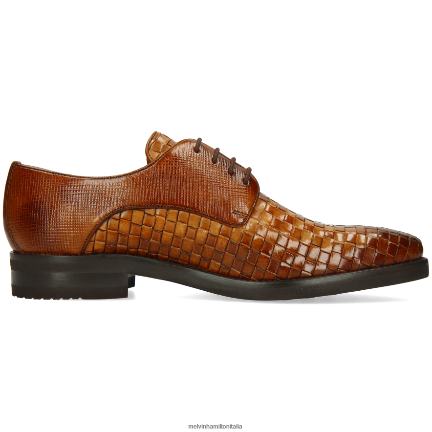 esso Melvin & Hamilton uomini Brad 7 marrone scarpe derby L80P2P428