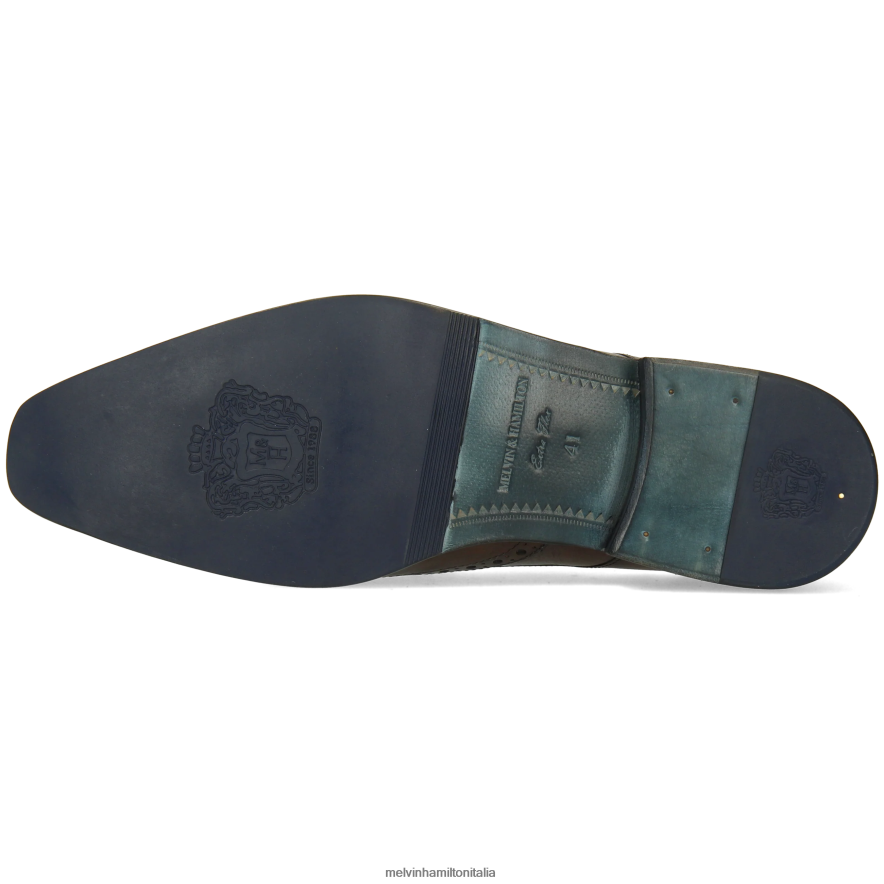 esso Melvin & Hamilton uomini Dylan 2 grigio scarpe derby L80P2P365