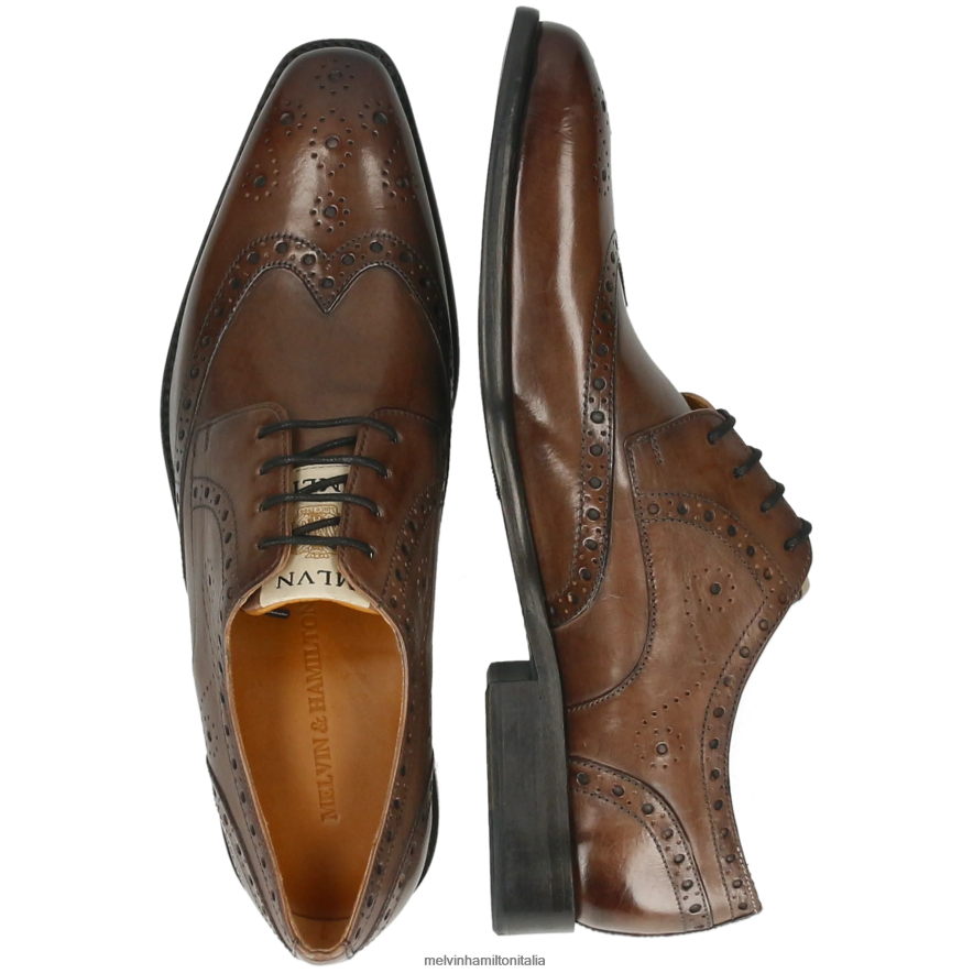 esso Melvin & Hamilton uomini Dylan 2 grigio scarpe derby L80P2P365