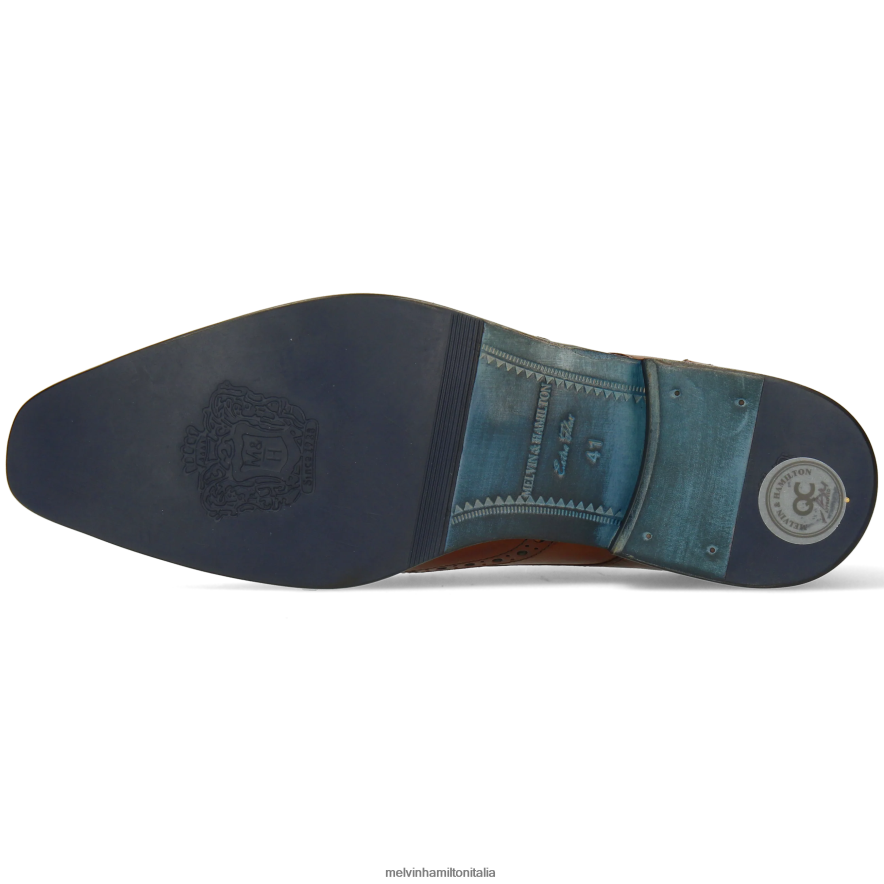 esso Melvin & Hamilton uomini Dylan 2 marrone scarpe derby L80P2P477