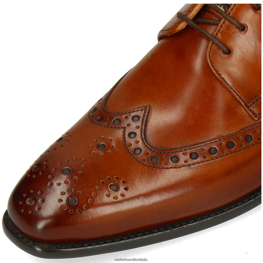 esso Melvin & Hamilton uomini Dylan 2 marrone scarpe derby L80P2P477