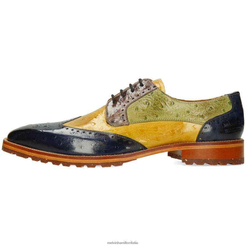 esso Melvin & Hamilton uomini Jeff 14 multi scarpe derby DLT2BB393