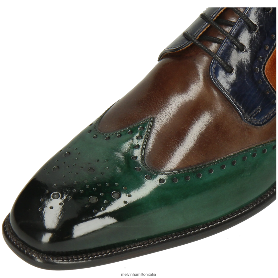 esso Melvin & Hamilton uomini Jeff 14 multi scarpe derby L80P2P451