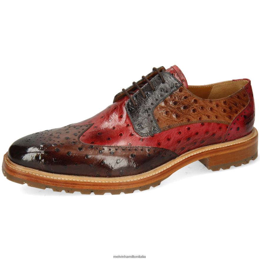 esso Melvin & Hamilton uomini Jeff 14 multi scarpe derby L80P2P473