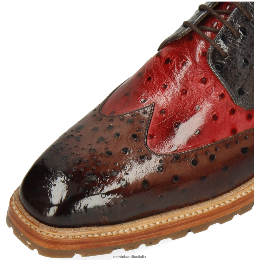 esso Melvin & Hamilton uomini Jeff 14 multi scarpe derby L80P2P473