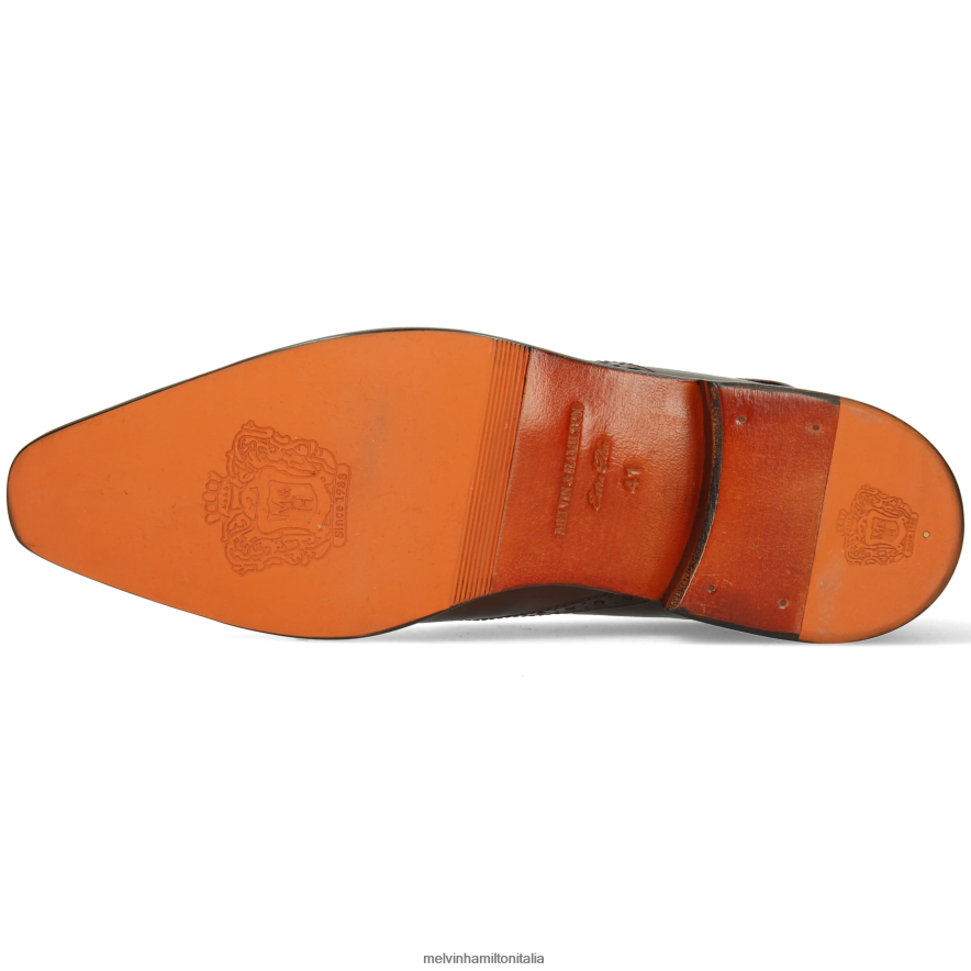 esso Melvin & Hamilton uomini Lewis 3 marrone scarpe derby L80P2P434