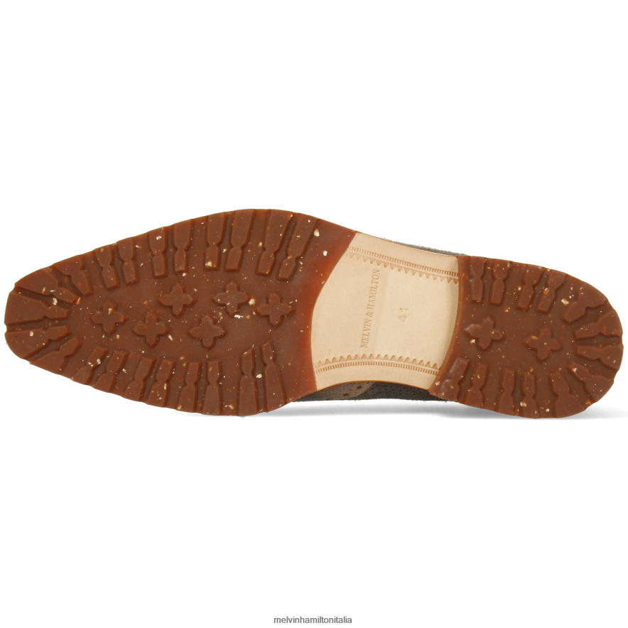 esso Melvin & Hamilton uomini Martino 15 grigio scarpe derby L80P2P372