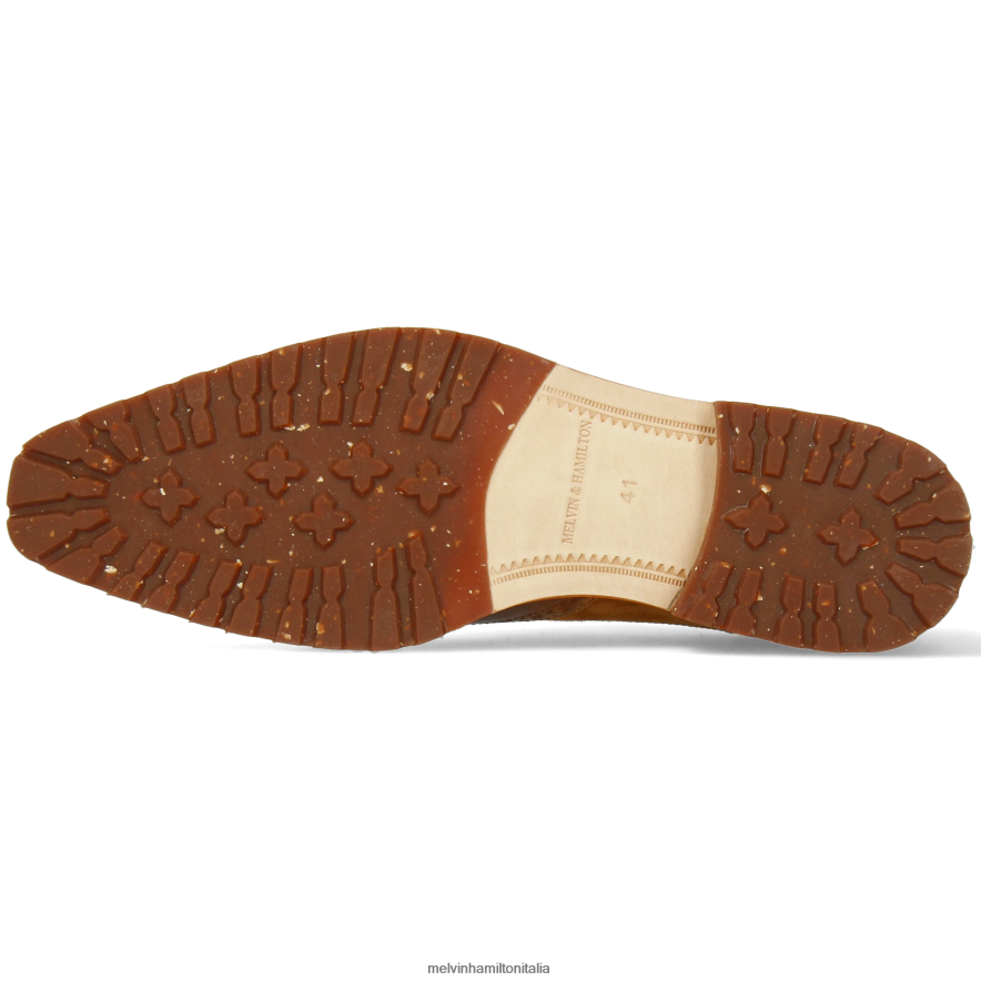 esso Melvin & Hamilton uomini Martino 15 marrone scarpe derby L80P2P396