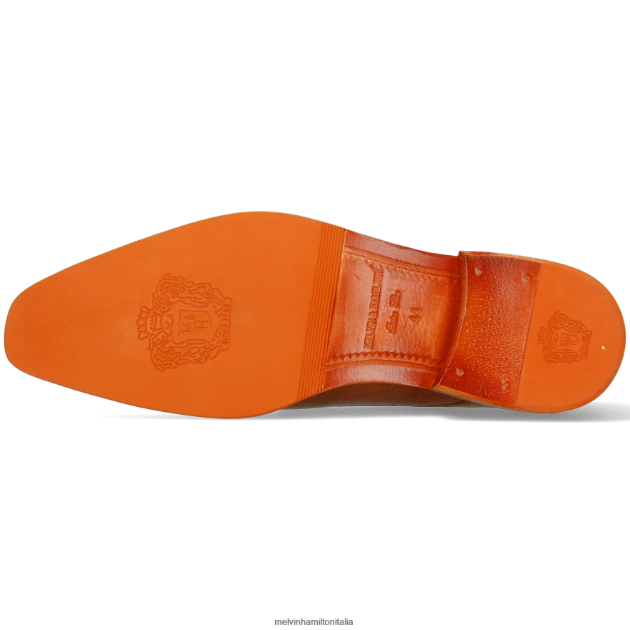 esso Melvin & Hamilton uomini Martino 1 marrone scarpe derby L80P2P478