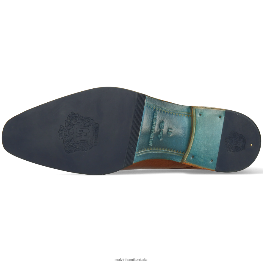 esso Melvin & Hamilton uomini Martino 1 marrone scarpe derby L80P2P495