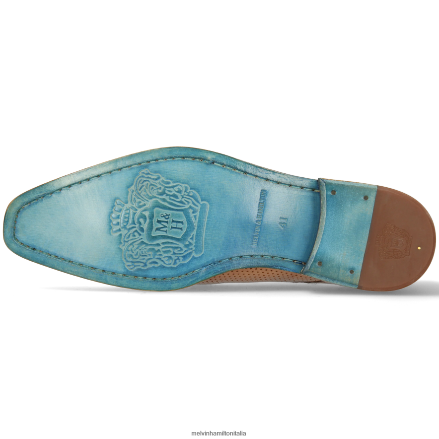 esso Melvin & Hamilton uomini Martino 1 marrone scarpe derby L80P2P563