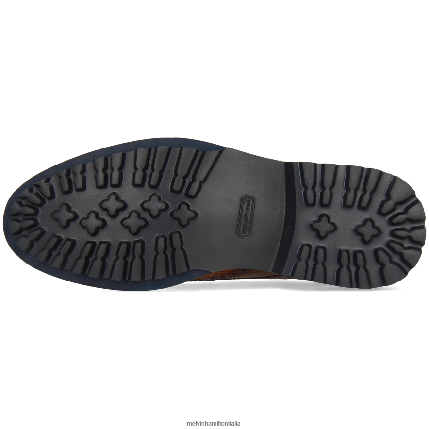 esso Melvin & Hamilton uomini Matteo 33 marrone scarpe derby L80P2P496