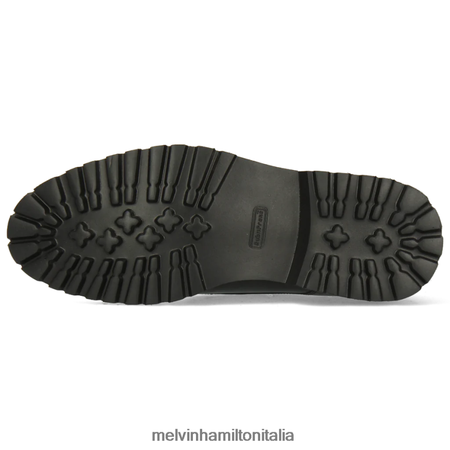 esso Melvin & Hamilton uomini Matteo 36 nero scarpe derby L80P2P544