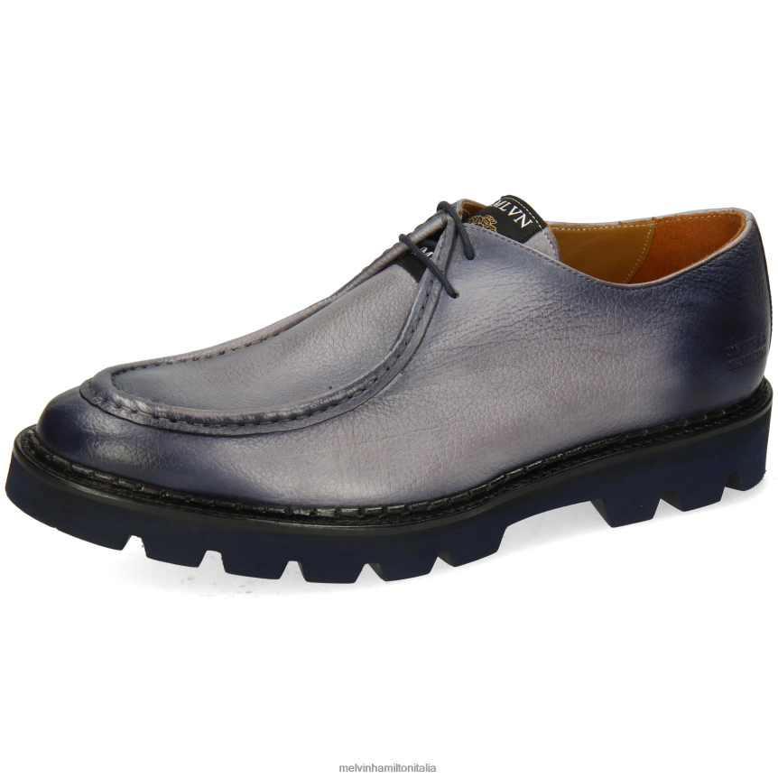 esso Melvin & Hamilton uomini Matteo 51 grigio scarpe derby DLT2BB411