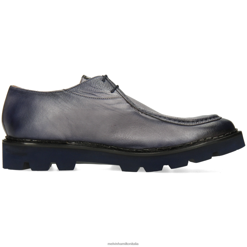 esso Melvin & Hamilton uomini Matteo 51 grigio scarpe derby DLT2BB411