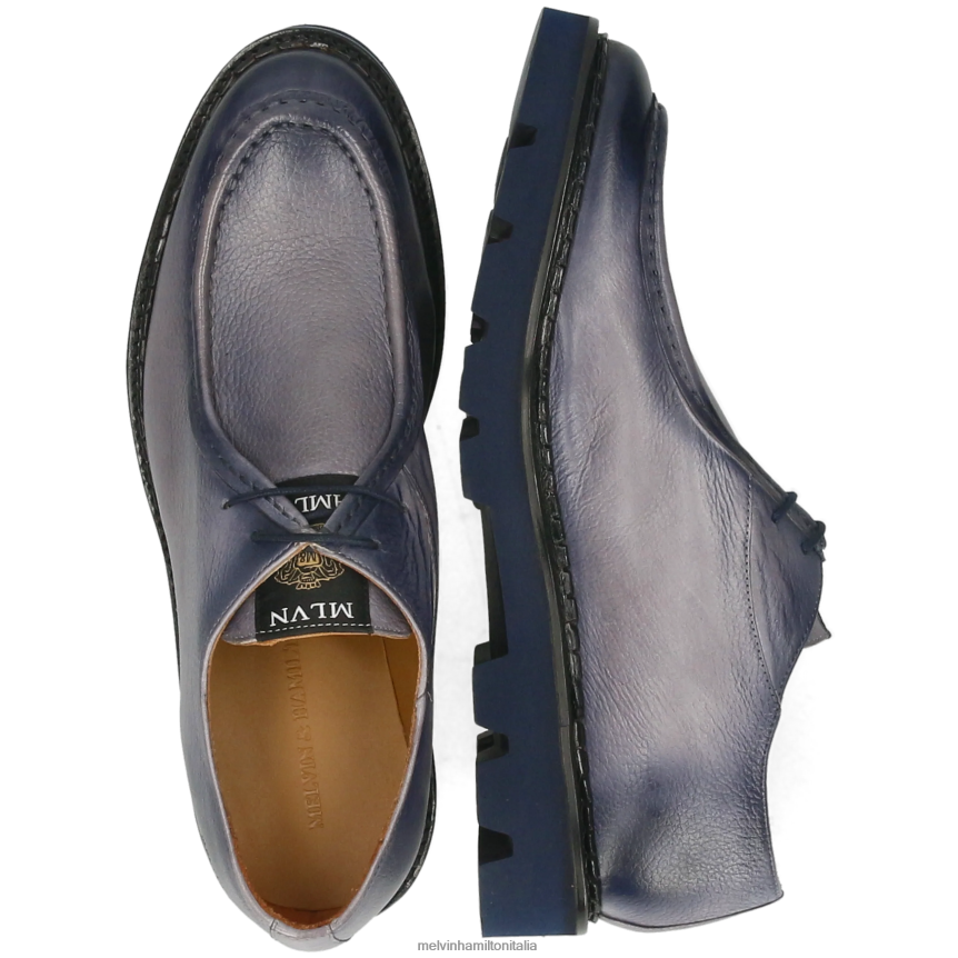 esso Melvin & Hamilton uomini Matteo 51 grigio scarpe derby DLT2BB411