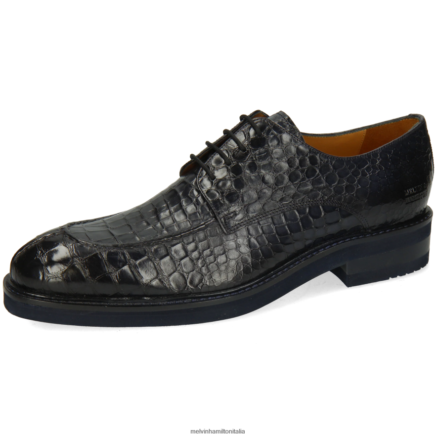 esso Melvin & Hamilton uomini Parker 1 blu scarpe derby L80P2P422