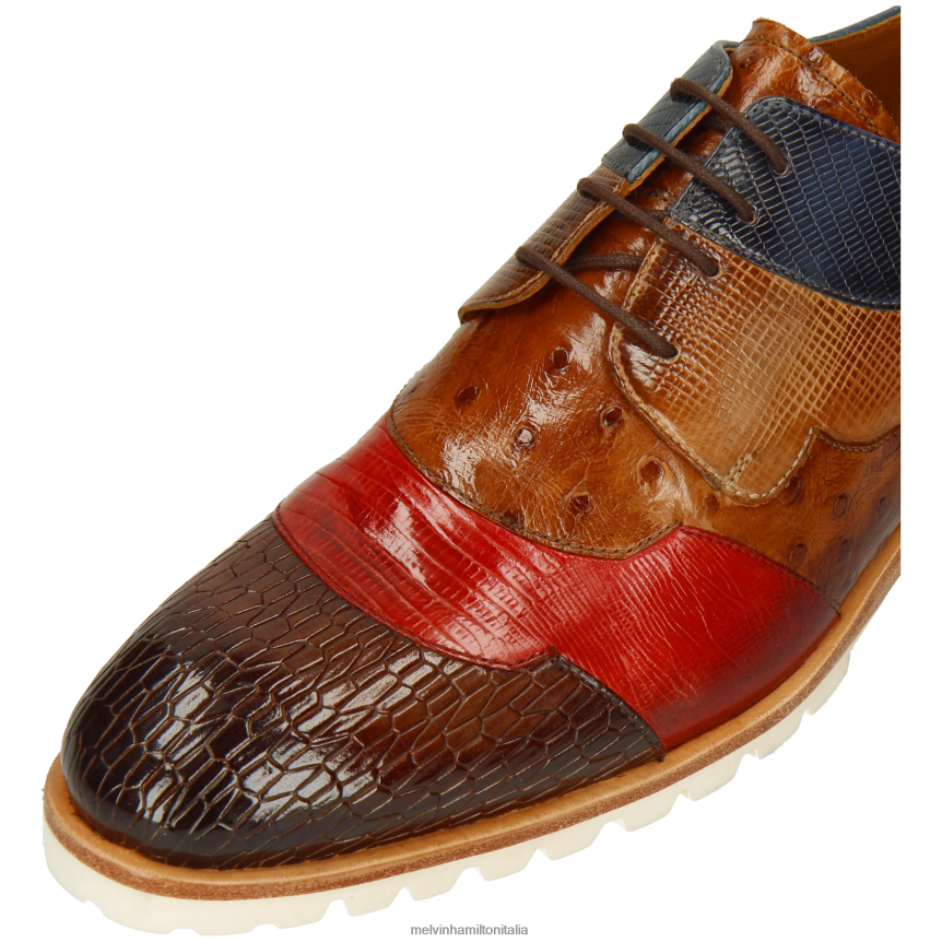 esso Melvin & Hamilton uomini Patrizio 27 multi scarpe derby DLT2BB412