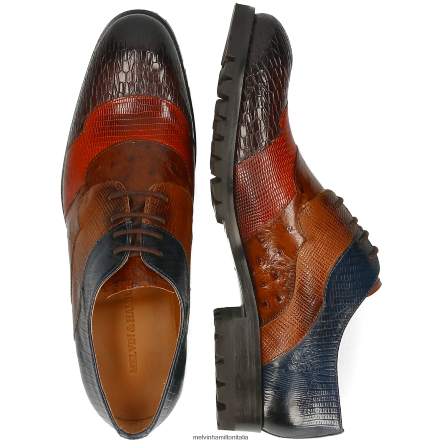 esso Melvin & Hamilton uomini Patrizio 27 multi scarpe derby L80P2P362