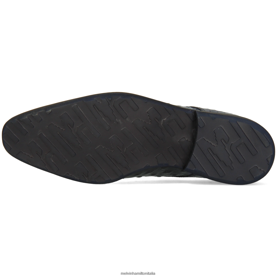 esso Melvin & Hamilton uomini Ryder 16 blu scarpe derby L80P2P444