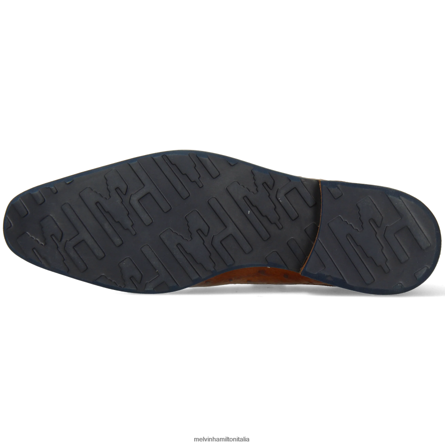 esso Melvin & Hamilton uomini Ryder 1 marrone scarpe derby L80P2P357